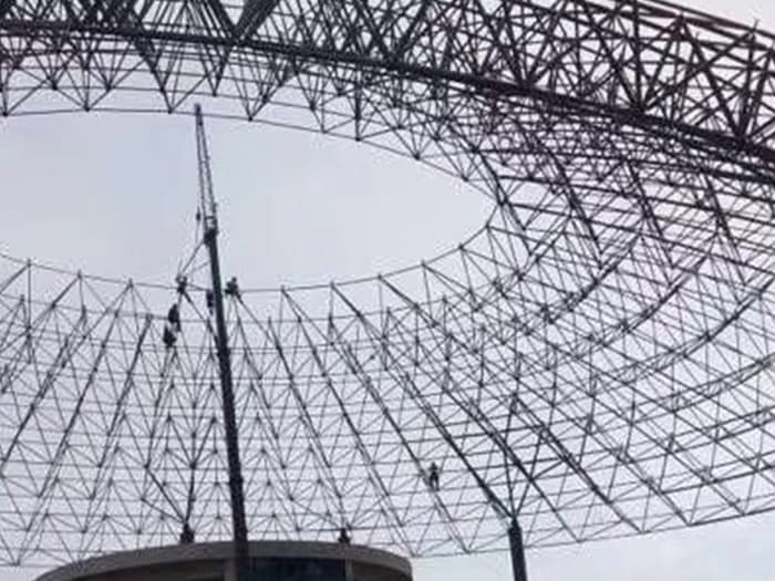 昭通篮球馆球形网架厂家价格